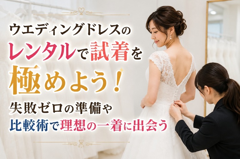 ウエディングドレス レンタル 試着